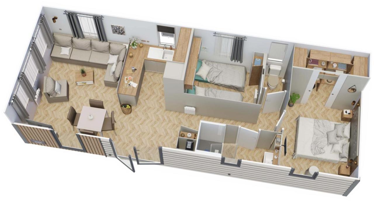 Grand Mobile-Home 45M2 Au Calme Et Au Bord De Mer Saint-Brevin-les-Pins Exterior foto